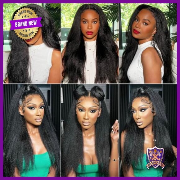 Kinky Straight Human Hair Bundles 16 18 20 Inch Brazilian Virgin Hair main image 5